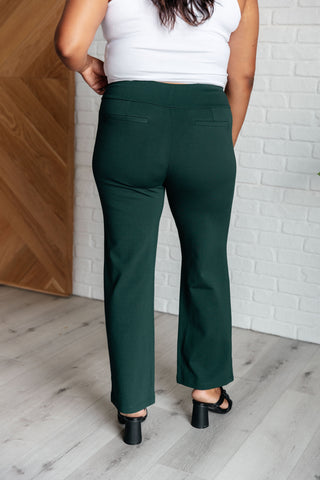 Magic Straight Pants in Hunter Green-pants-Ave Shops-Motis & Co Boutique, Women's Fashion Boutique in Carthage, Missouri