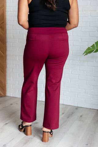 Magic Straight Pants in Wine-Bottoms-Ave Shops-Motis & Co Boutique, Women's Fashion Boutique in Carthage, Missouri