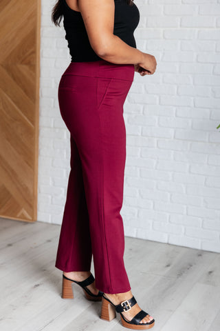 Magic Straight Pants in Wine-Bottoms-Ave Shops-Motis & Co Boutique, Women's Fashion Boutique in Carthage, Missouri