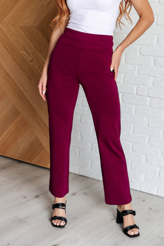 Magic Straight Pants in Wine-Bottoms-Ave Shops-Motis & Co Boutique, Women's Fashion Boutique in Carthage, Missouri