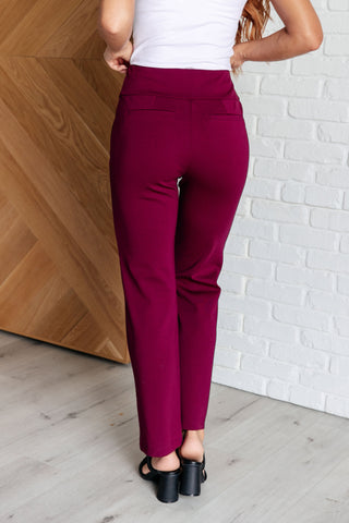 Magic Straight Pants in Wine-Bottoms-Ave Shops-Motis & Co Boutique, Women's Fashion Boutique in Carthage, Missouri