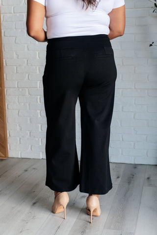 Magic Wide Leg Crop Pants in Black-Bottoms-Ave Shops-Motis & Co Boutique, Women's Fashion Boutique in Carthage, Missouri