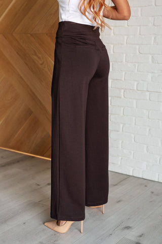 Magic Wide Leg Pants in Chocolate-Bottoms-Ave Shops-Motis & Co Boutique, Women's Fashion Boutique in Carthage, Missouri