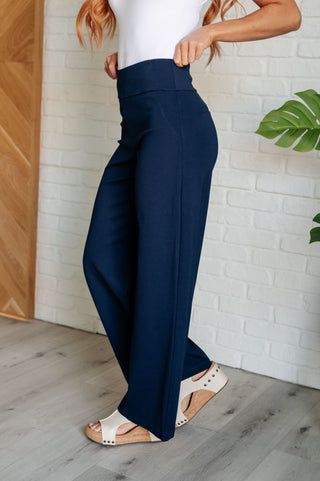 Magic Wide Leg Pants in Navy-Bottoms-Ave Shops-Motis & Co Boutique, Women's Fashion Boutique in Carthage, Missouri