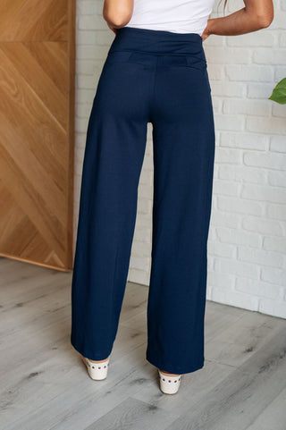 Magic Wide Leg Pants in Navy-Bottoms-Ave Shops-Motis & Co Boutique, Women's Fashion Boutique in Carthage, Missouri