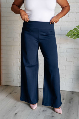 Magic Wide Leg Pants in Navy-Bottoms-Ave Shops-Motis & Co Boutique, Women's Fashion Boutique in Carthage, Missouri