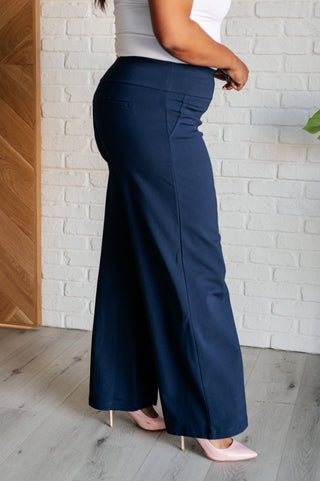 Magic Wide Leg Pants in Navy-Bottoms-Ave Shops-Motis & Co Boutique, Women's Fashion Boutique in Carthage, Missouri