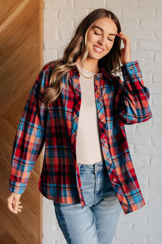 Make it Make Sense Plaid Button Up-Long Sleeves-Ave Shops-Motis & Co Boutique, Women's Fashion Boutique in Carthage, Missouri