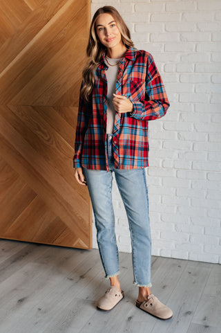 Make it Make Sense Plaid Button Up-Long Sleeves-Ave Shops-Motis & Co Boutique, Women's Fashion Boutique in Carthage, Missouri