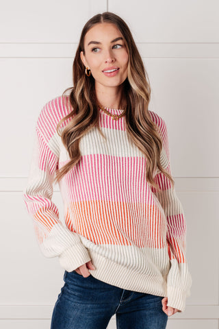 Matchmaker Striped Ribbed Top-Sweaters-Ave Shops-Motis & Co Boutique, Women's Fashion Boutique in Carthage, Missouri