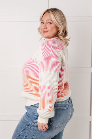 Matchmaker Striped Ribbed Top-Sweaters-Ave Shops-Motis & Co Boutique, Women's Fashion Boutique in Carthage, Missouri