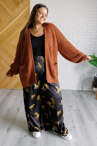 Maybe Monday Cardigan in Chestnut-Cardigans-Ave Shops-Motis & Co Boutique, Women's Fashion Boutique in Carthage, Missouri