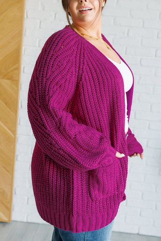 Maybe Monday Cardigan in Berry-Cardigans-Ave Shops-Motis & Co Boutique, Women's Fashion Boutique in Carthage, Missouri