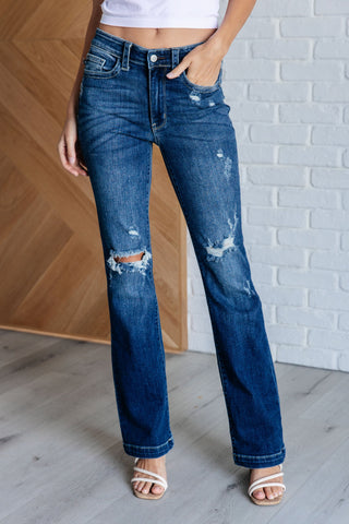 Mila Mid Rise Distressed Bootcut Jeans-Womens-Ave Shops-Motis & Co Boutique, Women's Fashion Boutique in Carthage, Missouri