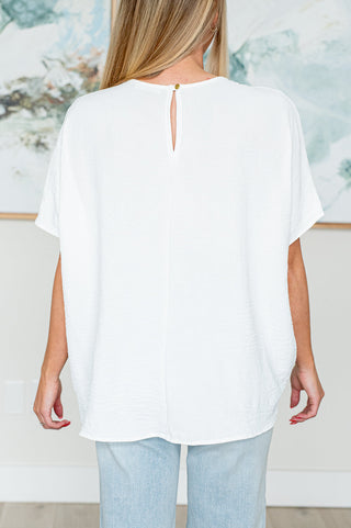 Mild Moments Pleat Detail Top-Short Sleeves-Ave-Motis & Co Boutique, Women's Fashion Boutique in Carthage, Missouri