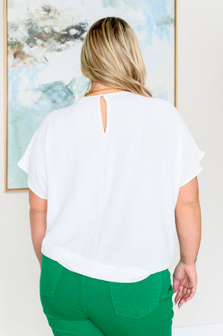 Mild Moments Pleat Detail Top-Short Sleeves-Ave-Motis & Co Boutique, Women's Fashion Boutique in Carthage, Missouri