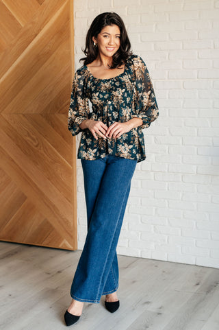 New Beginnings Square Neck Blouse-Blouses-Ave Shops-Motis & Co Boutique, Women's Fashion Boutique in Carthage, Missouri