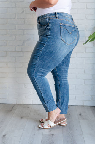 Nicole Tummy Control Skinny Jeans in Vintage Wash-Denim-Ave Shops-Motis & Co Boutique, Women's Fashion Boutique in Carthage, Missouri