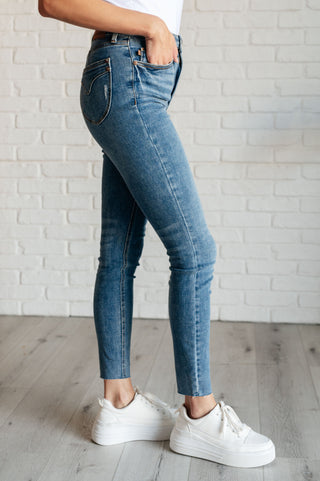 Nicole Tummy Control Skinny Jeans in Vintage Wash-Denim-Ave Shops-Motis & Co Boutique, Women's Fashion Boutique in Carthage, Missouri