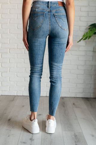 Nicole Tummy Control Skinny Jeans in Vintage Wash-Denim-Ave Shops-Motis & Co Boutique, Women's Fashion Boutique in Carthage, Missouri