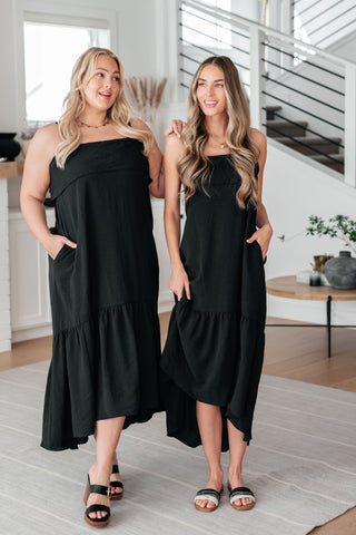 Nightlife Tie Back Maxi Dress-Dresses-Ave shops-Motis & Co Boutique, Women's Fashion Boutique in Carthage, Missouri