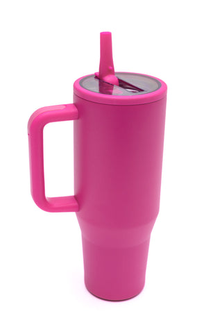 No Spill 40oz Tumbler in Hot Pink-Home-Ave Shops-Motis & Co Boutique, Women's Fashion Boutique in Carthage, Missouri