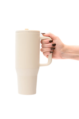 No Spill 40oz Tumbler in Off White-Home-Ave Shops-Motis & Co Boutique, Women's Fashion Boutique in Carthage, Missouri