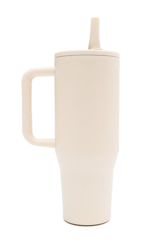 No Spill 40oz Tumbler in Off White-Home-Ave Shops-Motis & Co Boutique, Women's Fashion Boutique in Carthage, Missouri