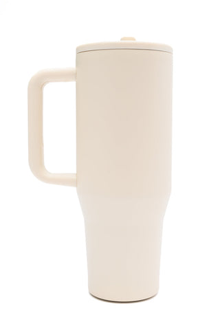 No Spill 40oz Tumbler in Off White-Home-Ave Shops-Motis & Co Boutique, Women's Fashion Boutique in Carthage, Missouri