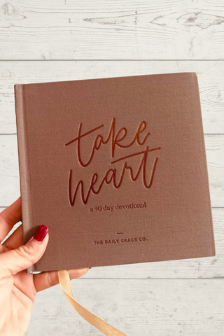 Take Heart | A 90-Day Devotional-Devotionals-The Daily Grace Co-Motis & Co Boutique, Women's Fashion Boutique in Carthage, Missouri