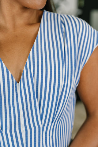 Only Chance Pleated Smock Waist Maxi Dress in Blue-Womens-Ave Shops-Motis & Co Boutique, Women's Fashion Boutique in Carthage, Missouri