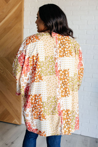 Patchwork of Feelings Mixed Floral Kimono-outerwear-Ave Shops-Motis & Co Boutique, Women's Fashion Boutique in Carthage, Missouri