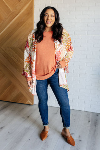 Patchwork of Feelings Mixed Floral Kimono-outerwear-Ave Shops-Motis & Co Boutique, Women's Fashion Boutique in Carthage, Missouri