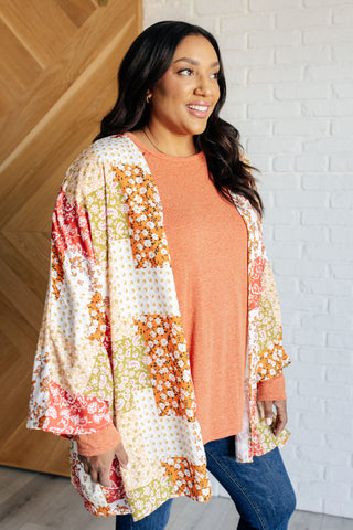 Patchwork of Feelings Mixed Floral Kimono-outerwear-Ave Shops-Motis & Co Boutique, Women's Fashion Boutique in Carthage, Missouri