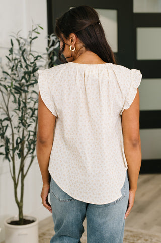 Picnic Petal Lace Detail Top-Short Sleeves-Ave Shops-Motis & Co Boutique, Women's Fashion Boutique in Carthage, Missouri