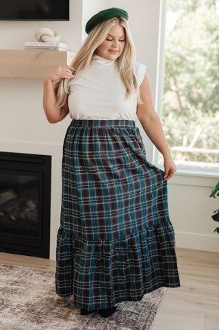 Plaid Perfection Maxi Skirt-Bottoms-Ave Shops-Motis & Co Boutique, Women's Fashion Boutique in Carthage, Missouri