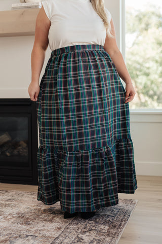 Plaid Perfection Maxi Skirt-Bottoms-Ave Shops-Motis & Co Boutique, Women's Fashion Boutique in Carthage, Missouri