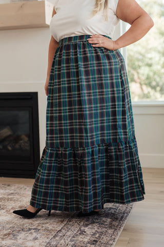 Plaid Perfection Maxi Skirt-Bottoms-Ave Shops-Motis & Co Boutique, Women's Fashion Boutique in Carthage, Missouri