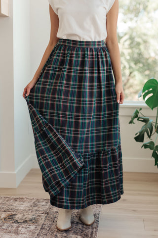 Plaid Perfection Maxi Skirt-Bottoms-Ave Shops-Motis & Co Boutique, Women's Fashion Boutique in Carthage, Missouri