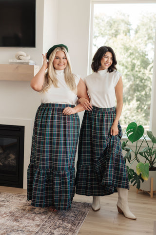 Plaid Perfection Maxi Skirt-Bottoms-Ave Shops-Motis & Co Boutique, Women's Fashion Boutique in Carthage, Missouri