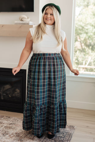 Plaid Perfection Maxi Skirt-Bottoms-Ave Shops-Motis & Co Boutique, Women's Fashion Boutique in Carthage, Missouri