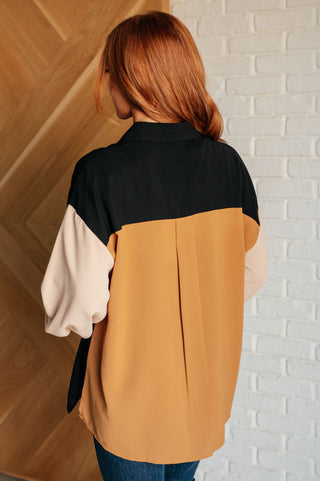 Queen of the Block Button Up-Long Sleeves-Ave Shops-Motis & Co Boutique, Women's Fashion Boutique in Carthage, Missouri