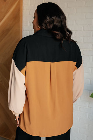 Queen of the Block Button Up-Long Sleeves-Ave Shops-Motis & Co Boutique, Women's Fashion Boutique in Carthage, Missouri