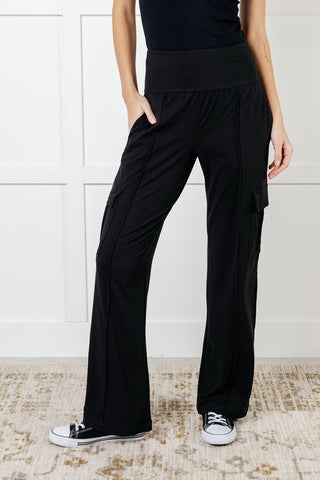 Race to Relax Cargo Pants in Black-Pants-Ave Shops-Motis & Co Boutique, Women's Fashion Boutique in Carthage, Missouri