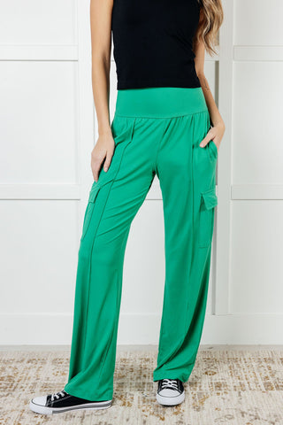 Race to Relax Cargo Pants in Emerald Green-Pants-Ave Shops-Motis & Co Boutique, Women's Fashion Boutique in Carthage, Missouri