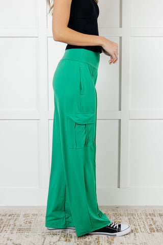 Race to Relax Cargo Pants in Emerald Green-Pants-Ave Shops-Motis & Co Boutique, Women's Fashion Boutique in Carthage, Missouri