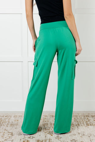 Race to Relax Cargo Pants in Emerald Green-Pants-Ave Shops-Motis & Co Boutique, Women's Fashion Boutique in Carthage, Missouri