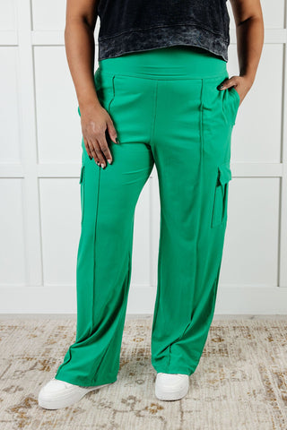 Race to Relax Cargo Pants in Emerald Green-Pants-Ave Shops-Motis & Co Boutique, Women's Fashion Boutique in Carthage, Missouri