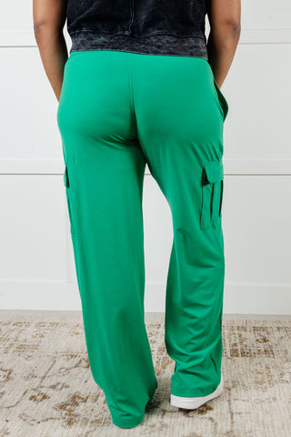 Race to Relax Cargo Pants in Emerald Green-Pants-Ave Shops-Motis & Co Boutique, Women's Fashion Boutique in Carthage, Missouri