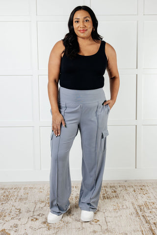 Race to Relax Cargo Pants in Rhino Grey-Pants-Ave Shops-Motis & Co Boutique, Women's Fashion Boutique in Carthage, Missouri